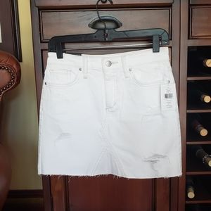 Joe's Jeans Distressed High Rise Skirt